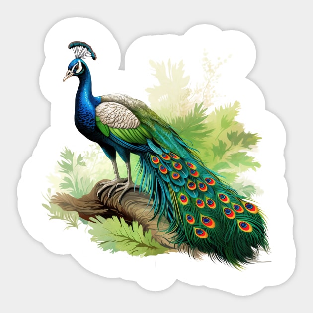 Peafowl Sticker by zooleisurelife